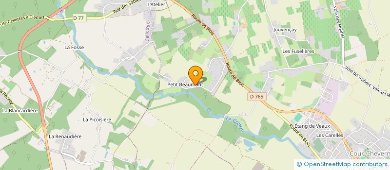 localisation de l'entreprise SCI IMMOPRO  COUR-CHEVERNY