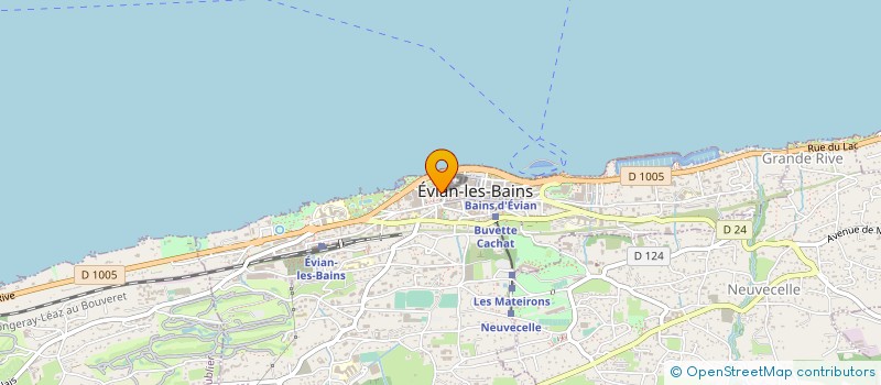 localisation de l'entreprise SCI IMMOPTIC  EVIAN-LES-BAINS