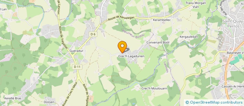 localisation de l'entreprise SCI IMMOR  PLEUMEUR-BODOU