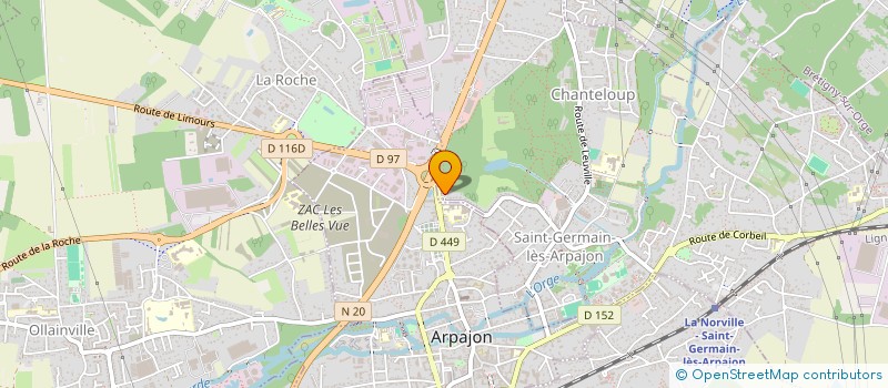 localisation de l'entreprise SCI IMMORAB à SAINT-GERMAIN-LES-ARPAJON