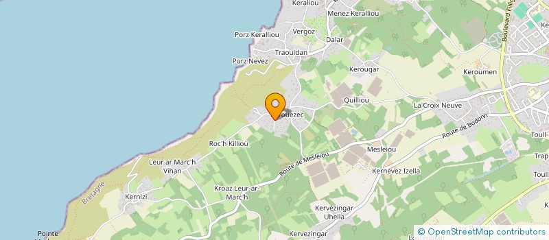 localisation de l'entreprise SCI IMMOREA  PLOUGASTEL-DAOULAS