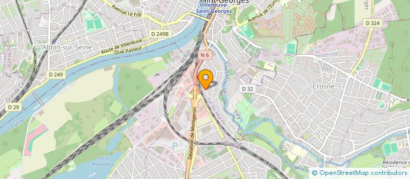 localisation de l'entreprise SCI IMMORINES  VILLENEUVE-SAINT-GEORGES