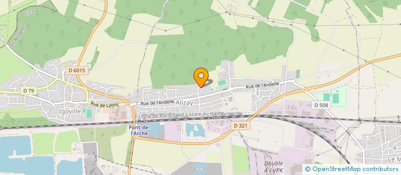 localisation de l'entreprise SCI IMMORIVAL  ALIZAY