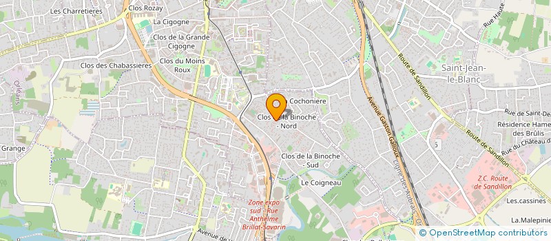 localisation de l'entreprise SCI IMMORIZON  ORLEANS