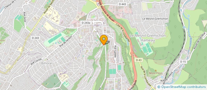 localisation de l'entreprise SCI IMMOROBS à ROUEN