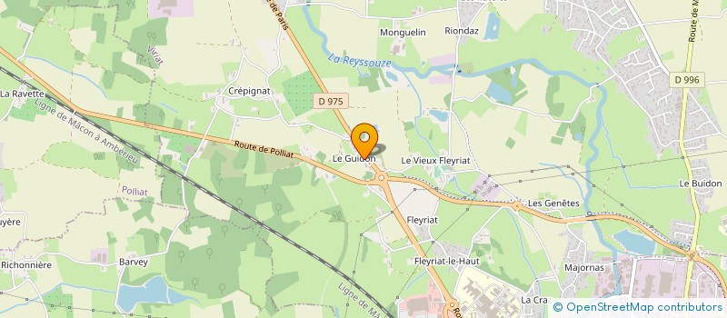 localisation de l'entreprise SCI IMMOSERVICE 01 à VIRIAT