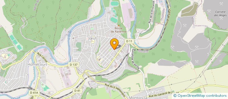 localisation de l'entreprise SCI IMMOSIM  JUF