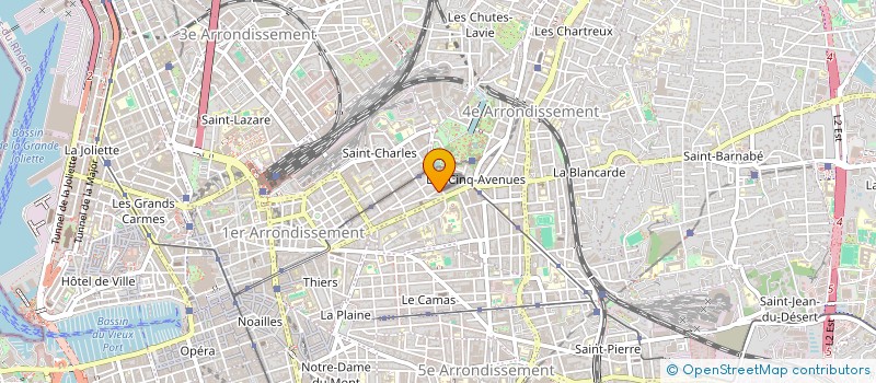 localisation de l'entreprise SCI IMMOSINENSIS à MARSEILLE