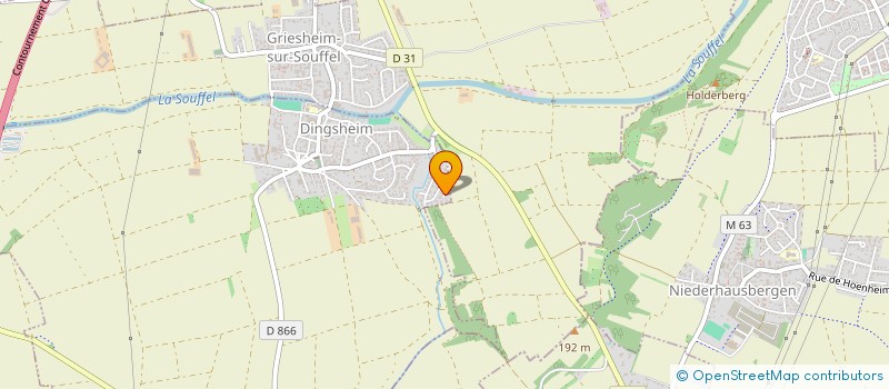 localisation de l'entreprise SCI IMMOSLO  DINGSHEIM