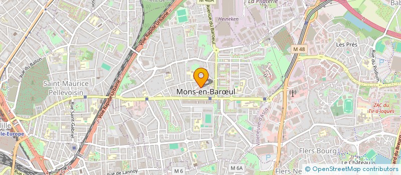 localisation de l'entreprise SCI IMMOSOFTI  MONS-EN-BARUL