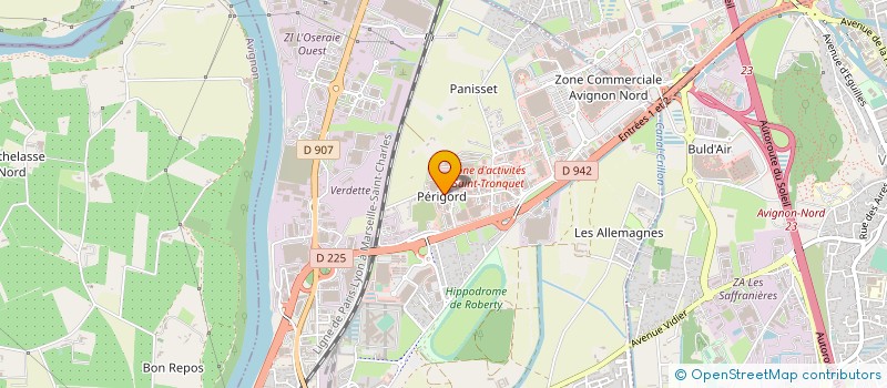 localisation de l'entreprise SCI IMMOSUD à LE PONTET