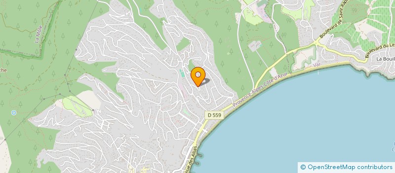 localisation de l'entreprise SCI IMMOSUD à CAVALAIRE-SUR-MER