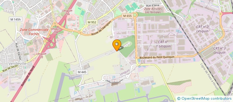 localisation de l'entreprise SCI IMMOSUD à LESQUIN