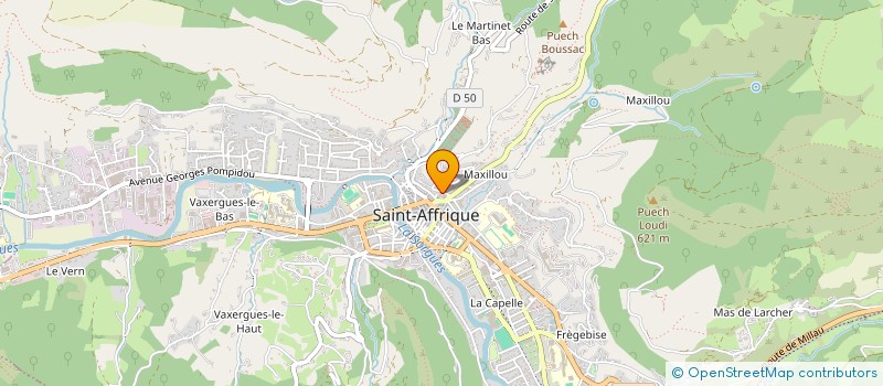 localisation de l'entreprise SCI IMMOT  SAINT-AFFRIQUE