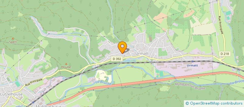 localisation de l'entreprise SCI IMMOTAG  URMATT