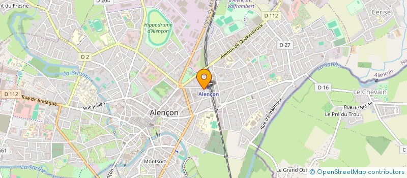 localisation de l'entreprise SCI IMMOTAL à ALENCON