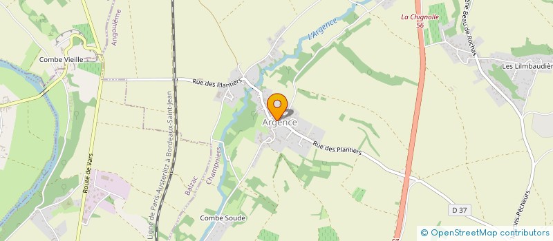 localisation de l'entreprise SCI IMMOTEAM à CHAMPNIERS