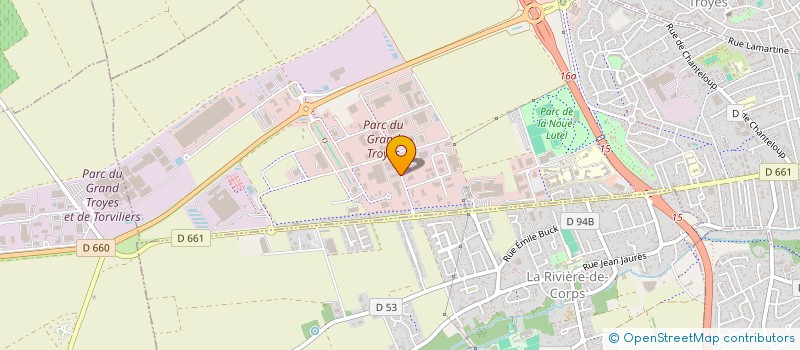 localisation de l'entreprise SCI IMMOTEL FAGNIERES  SAINTE-SAVINE