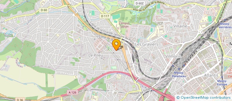 localisation de l'entreprise SCI IMMOTEP à MASSY