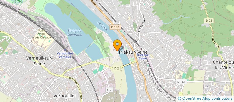 localisation de l'entreprise SCI IMMOTEP  TRIEL-SUR-SEINE