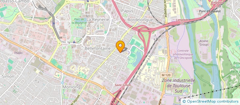 localisation de l'entreprise SCI IMMOTEP IV à TOULOUSE