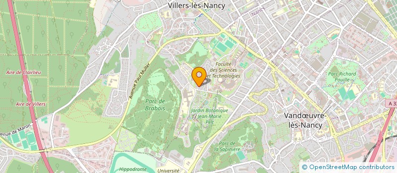 localisation de l'entreprise SCI IMMOTER à VILLERS-LES-NANCY
