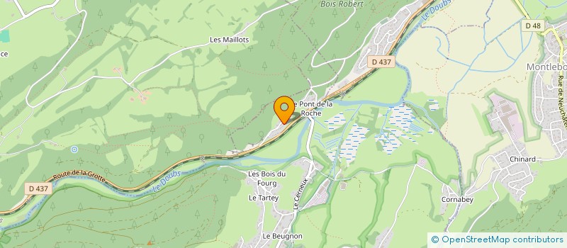 localisation de l'entreprise SCI IMMOTERRA  GRAND'COMBE-CHATELEU