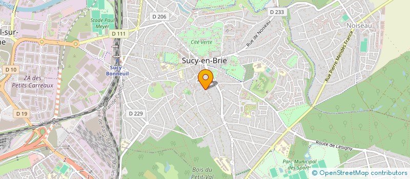 localisation de l'entreprise SCI IMMOTHEP  SUCY-EN-BRIE