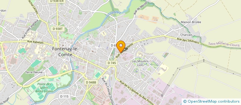 localisation de l'entreprise SCI IMMOTION  FONTENAY-LE-COMTE