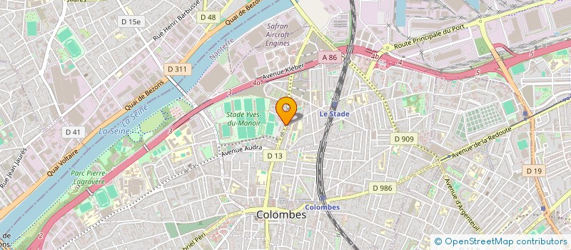 localisation de l'entreprise SCI IMMOTIOUA  COLOMBES