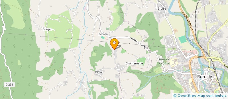 localisation de l'entreprise SCI IMMOTISS  MOYE