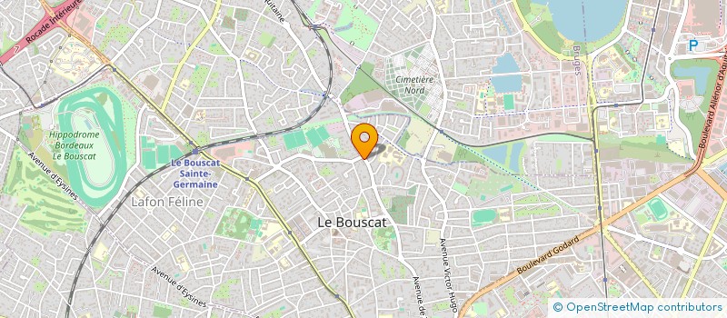 localisation de l'entreprise SCI IMMOTIVOLI  LE BOUSCAT