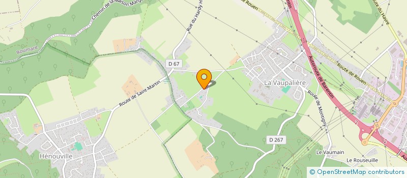 localisation de l'entreprise SCI IMMOTORS  LA VAUPALIERE