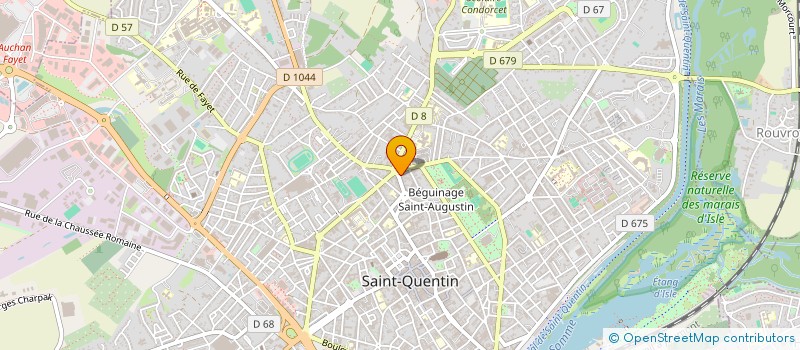 localisation de l'entreprise SCI IMMOUET à SAINT-QUENTIN