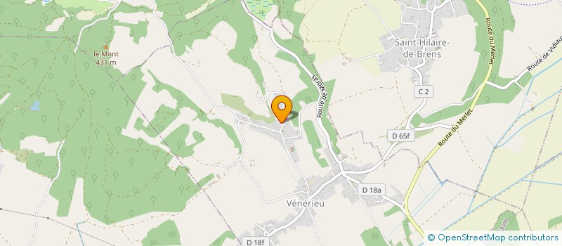 localisation de l'entreprise SCI IMMOV  VENERIEU