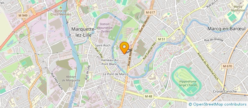 localisation de l'entreprise SCI IMMOVA à MARCQ-EN-BARŒUL
