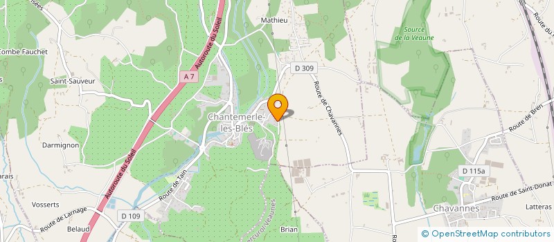 localisation de l'entreprise SCI IMMOVAN  LIVRON-SUR-DROME