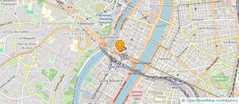 localisation de l'entreprise SCI IMMOVERDUN  LYON 2EME