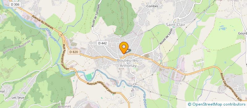 localisation de l'entreprise SCI IMMOVET  BOULIEU-LES-ANNONAY