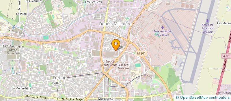 localisation de l'entreprise SCI IMMOVET  TOURS