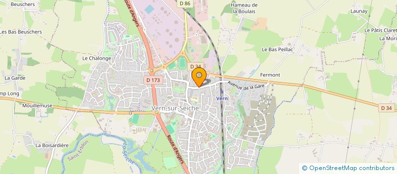 localisation de l'entreprise SCI IMMOVETO  VERN-SUR-SEICHE