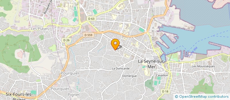 localisation de l'entreprise SCI IMMOVI83 à LA SEYNE-SUR-MER