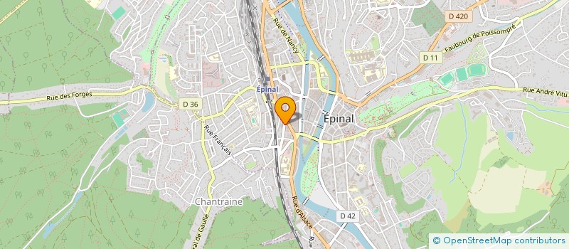 localisation de l'entreprise SCI IMMOVIAGE à EPINAL