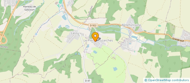 localisation de l'entreprise SCI IMMOVILLIERS  LUZARCHES