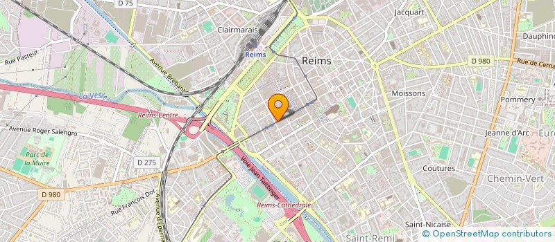 localisation de l'entreprise SCI IMMOVIR  REIMS