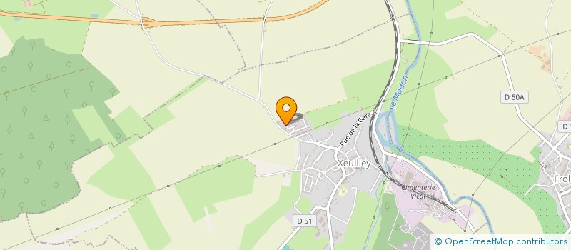 localisation de l'entreprise SCI IMMOX  XEUILLEY