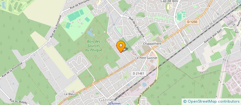 localisation de l'entreprise SCI IMMOZART  PESSAC