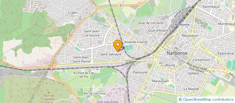 localisation de l'entreprise SCI IMO à NARBONNE