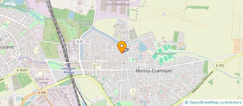 localisation de l'entreprise SCI IMO-ASIE  MOISSY-CRAMAYEL