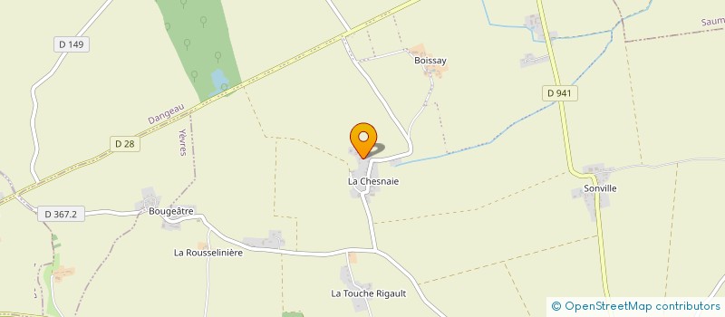 localisation de l'entreprise SCI IMO FENECH à DANGEAU